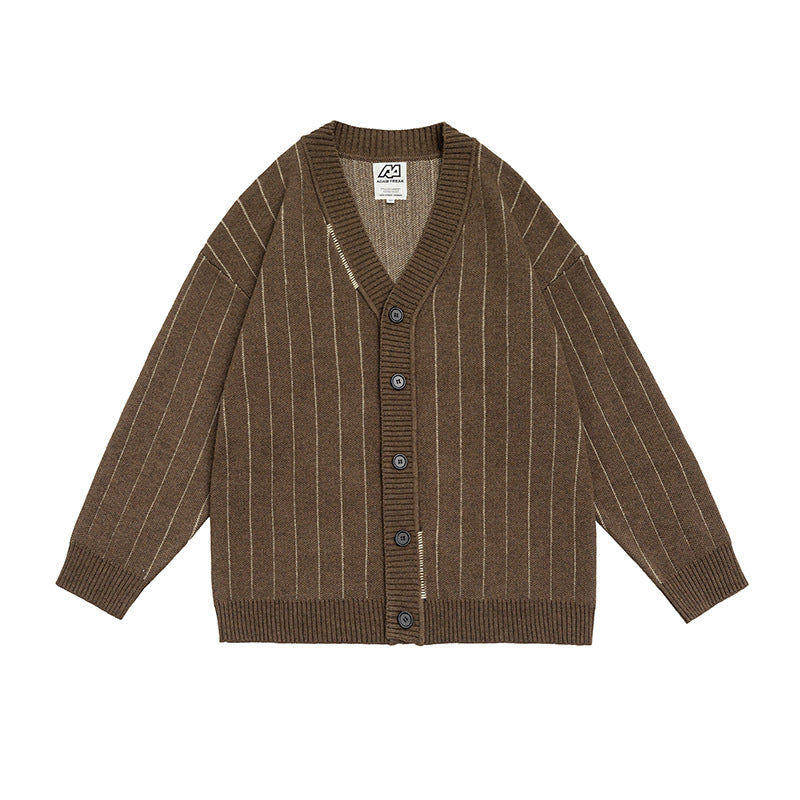 Arcane Striped Knit Cardigan